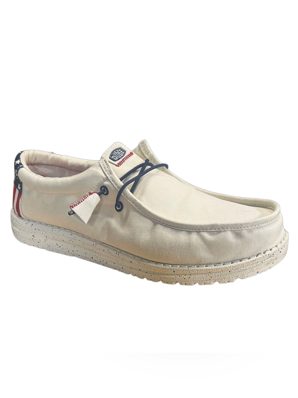 Hey Dude Men's Canvas USA Slip-On Shoes Sz 11